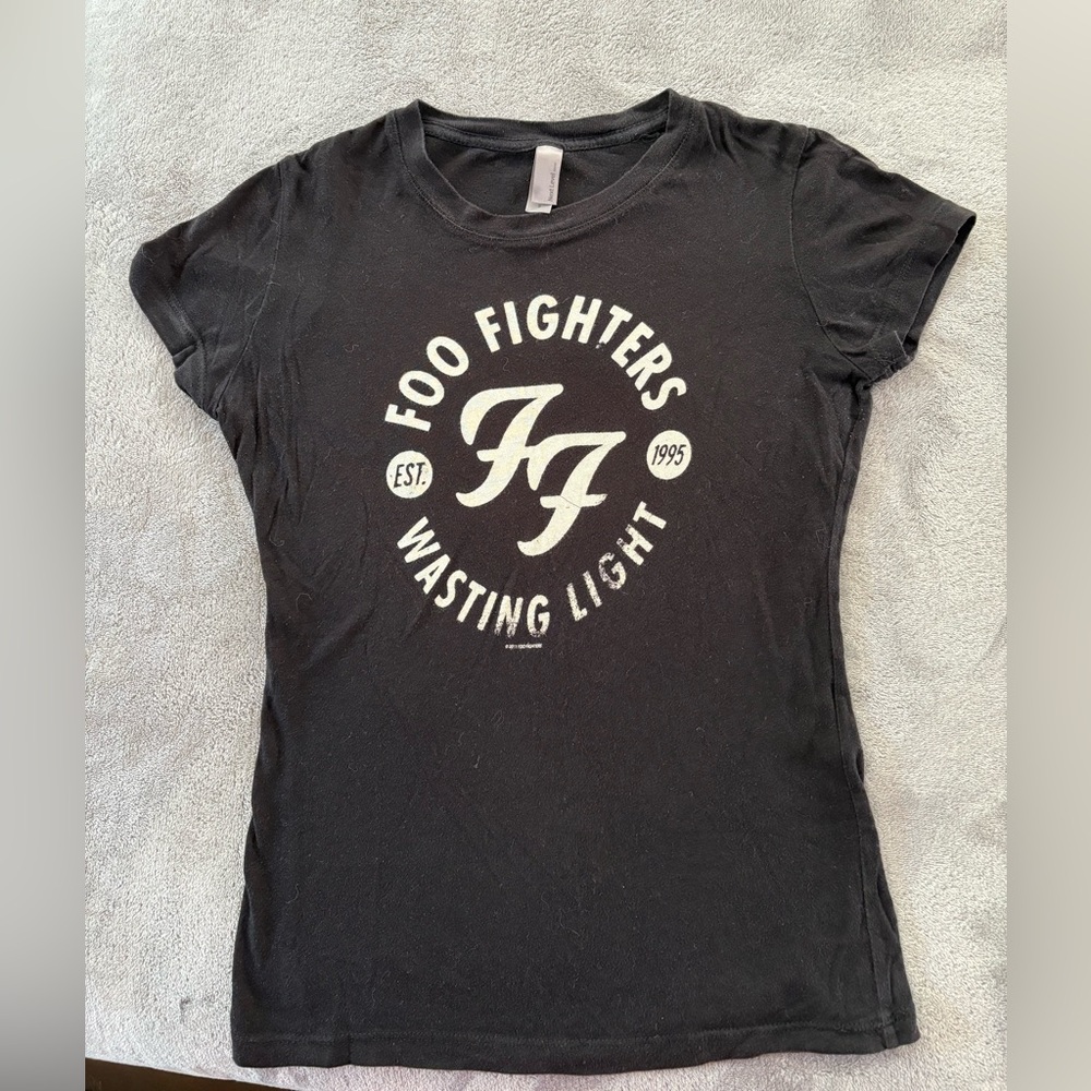 Foo Fighters Black Concert Band Tee